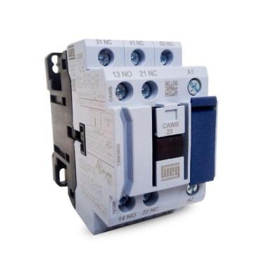 Imagem de Contator 220VCA 10A Auxiliar Weg CAWB 2NA 3NF CAWB 23 00D23