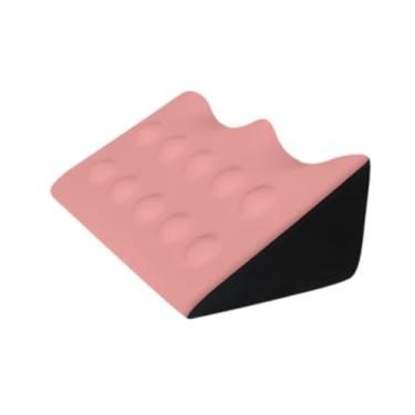 Imagem de Bothyi Almofada de encosto em cunha para cama, espuma viscoelástica confortável para massagem e elevação pernas, ideal para quem dorme de lado e ronca, Rosa