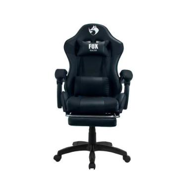 Imagem de Cadeira Gamer Fox Racer Zerda Com Apoio De Pés Preta W20