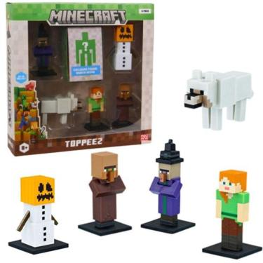 Imagem de Boneco - Minecraft Bruxa,lobo,alex,villager,neve COPAG DA AMAZONIA