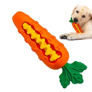 Imagem de AWINNER Brinquedos de mastigar cães para mastigar agressivos, indestrutíveis, resistentes, duráveis e interativos para cães, brinquedos para mastigar dentes de cachorro, palito de cenoura para raças