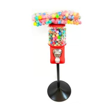 Imagem de Máquina De Bolinha Vending Machine + Pedestal Redondo + 750 Bolinha Pula Pula 27mm