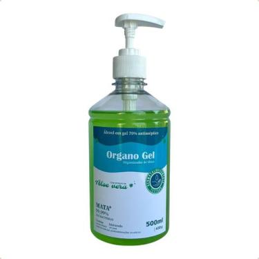 Imagem de Álcool gel com aloe vera 500ml válvula pump - Organo Gel, 500ml