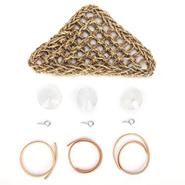 Imagem de Malha Redes de répteis, Rede de répteis triangular Lagarto Tanque Acessórios Réptil Lagarto Espreguiçadeira Canto Rede Cobra Plataforma de Bisculhar(S)