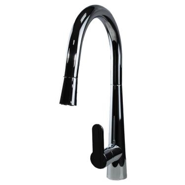 Imagem de Misturador Monocomando Cozinha Bica Móvel com Ducha Canaletto Chrome - 00045