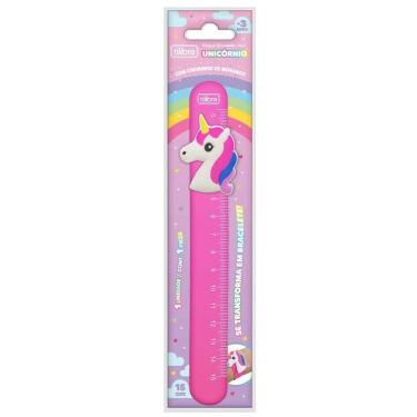 Imagem de Régua bracelete Unicórnio 15cm - 390372 - Tilibra