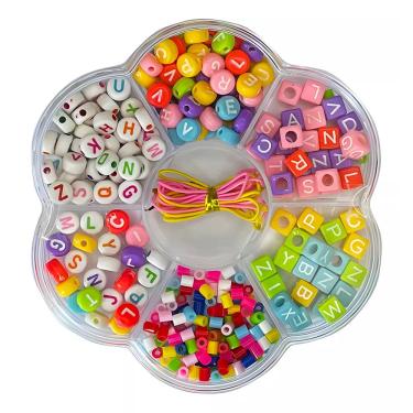 Imagem de Miçanga Roy 3 Diversão Criativa c Letras Bolinhas Coloridas