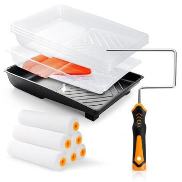 Imagem de Kit de rolos de pintura HANJKINZ 6" Foam Rollers Tray Liner