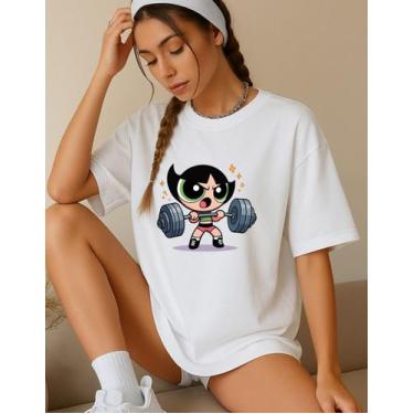 Imagem de Camiseta Super Poderosas Feminina T-shirt Academia Treino - Genérica, 