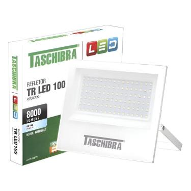 Imagem de Refletor Holofote Led 100W 6500K Carcaça Br Taschibra