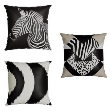 Imagem de Kit 3 Capas para Almofada Acetinada Silk Home 43x43cm - Belchior