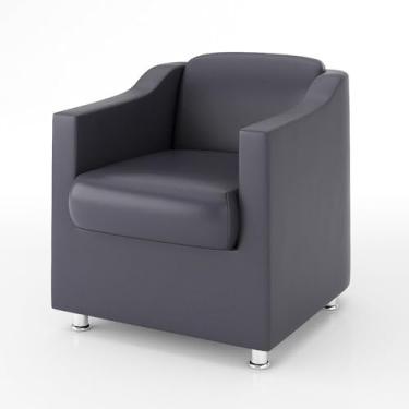 Imagem de Poltrona Decorativa Tilla Tecido Sintético