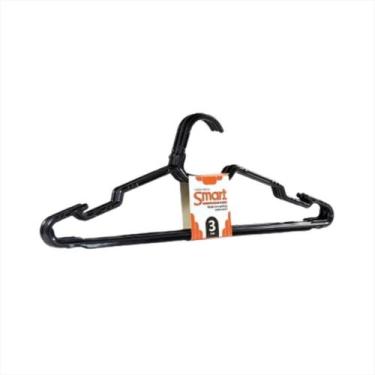 Imagem de Cabide Smart Adulto Preto - 03 und