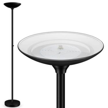 Imagem de Luminária de chão Torchiere AUQUEE 30W 3600LM LED 180cm preta