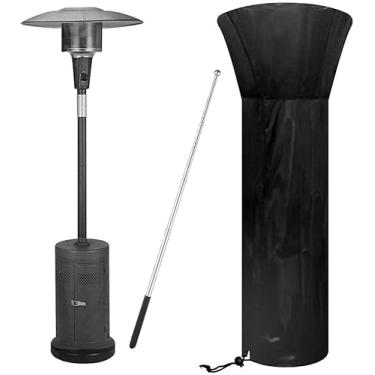 Imagem de Capa para Aquecedor 210D Vertical de Inverno Resistente a Rasgos Oxford com Zíper e Cordão Ajuste Fácil Limpar Aquecedores Piramidais Jardim