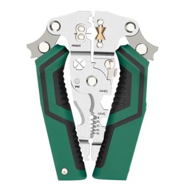 Imagem de Bothyi Alicate de crimpagem e decapagem de fios com testador de voltagem, multifuncional, com visor digital, para instalações elétricas.