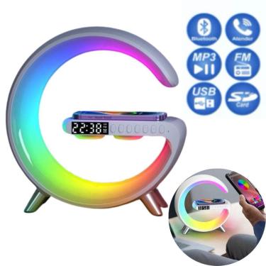 Imagem de Luminária Speaker Carregador - Entrega Rápida