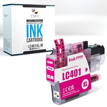 Imagem de CMYi LC401XL Cartucho de tinta de substituição magenta para impressora Brother DCP-J1800DW, MFC-J1010DW, J1012DW, J1170DW, J1800DW