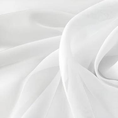 Imagem de Tecido Voil Voal 5,00 X 3,00 Metros Para Decoração/cortinas(Branco,Liso)
