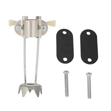 Imagem de Ymiko Acessório de Aderência de Gelo para Bastões de Caminhada, Ponta de Aço Resistente Com Almofadas de Borracha Protetoras, Aderência de Gelo Antiderrapante para Escalada de