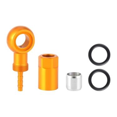 Imagem de Lljsszr Conexão Banjo para Freio Hidráulico, Inserto para Mangueira, Porca, Vedação, Kit de Conexão Banjo para Mangueira Hidráulica, Acessórios para Ciclismo, Ouro