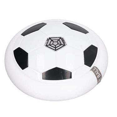 Imagem de Cryfokt Bola de Futebol Flutuante Com Led, Brinquedo de Futebol Flutuante Interativo Durável para Brincadeiras Internas e Externas para Crianças e Pais (Branco)
