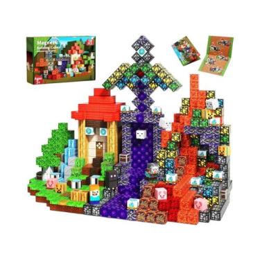 Imagem de Blocos De Construção Magnéticos STEM Brinquedo Sensorial Montessori Pa