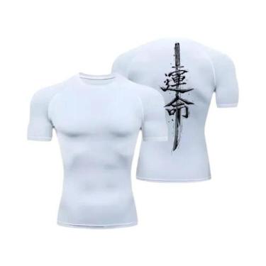 Imagem de Camiseta De Compressão Masculina De Secagem Rápida Para Fitness, 8 Cor