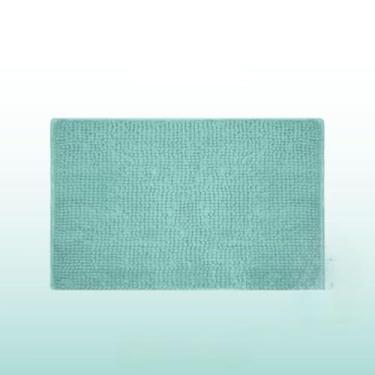 Imagem de Tapete Grande para Banheiro 50x100cm Antiderrapante em Microfibra Luxo – Super Absorvente, Macio e Durável(Verde Água,1)