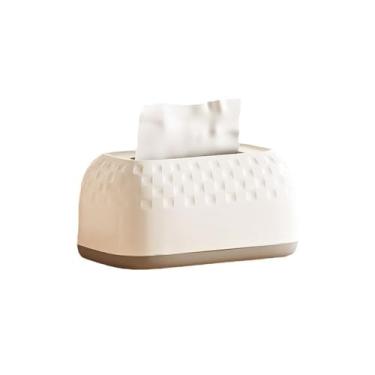 Imagem de Porta-toalhas de papel design de boca larga caixa de lenços domésticos caixa de lenços de restaurante caixa de armazenamento de lenços mesa de jantar quarto caixa de guardanapo recipiente de lenços