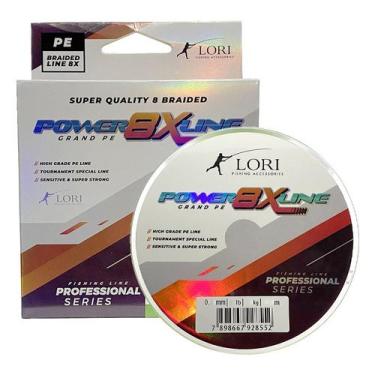 Imagem de Linha Multifilamento Lori Power Line 8x (60lb a 65lb, 300m)