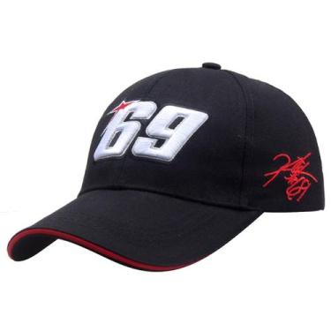 Imagem de Boné de beisebol 69 motocicletas Anime Snapback Hat para adultos - Yiw
