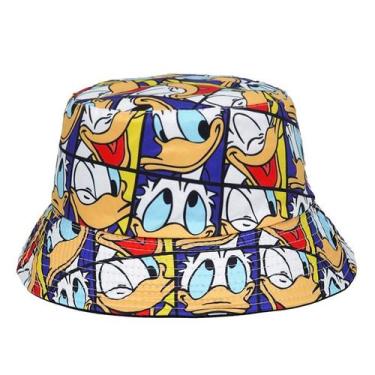 Imagem de Chapéu de sol de praia casual unissex Bucket Hat Ducks - yiweisai