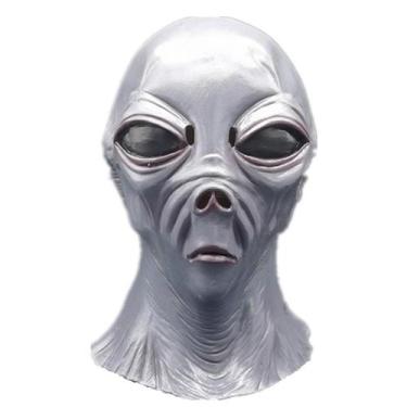 Imagem de Mask Scary Alien Headgear Latex Face Cosplay Traje de Cosplay Facial -