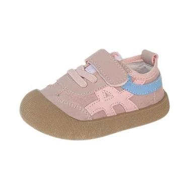 Imagem de Sapatos De Aprendizado Para Caminhar Com Solado Macio Para Meninas Out