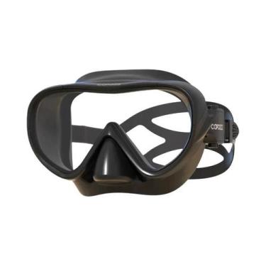 Imagem de Máscara De Mergulho Profissional COPOZZ HD Antiembaçante Com Visão Tot