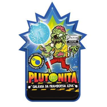 Imagem de Pirulito Framboesa Plutonita Arcor 11,5g Cristais Explosivos