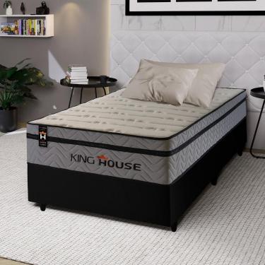 Imagem de Cama Box Molas Ensacadas Preston Solteirão 96x203 King House