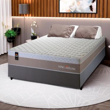 Imagem de Cama Box Molas Ensacadas Sheffield Casal 138x188 King House