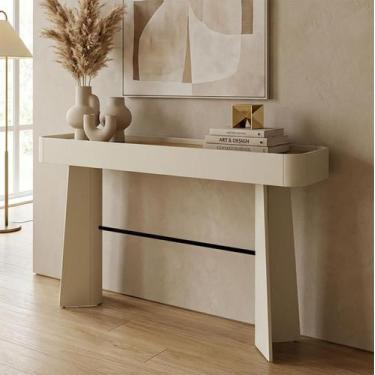Imagem de Aparador para Sala 136cm com Travessa em Metal 100% MDF - Casa Lar Inc