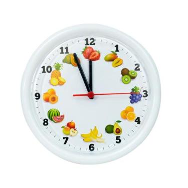 Imagem de Relógio de parede poliestireno 24cm - FMART, G