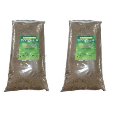 Imagem de Kit 2 Massas Japonesa Godzilla Para Pesca Turbinada - (2x 700g) - Mass