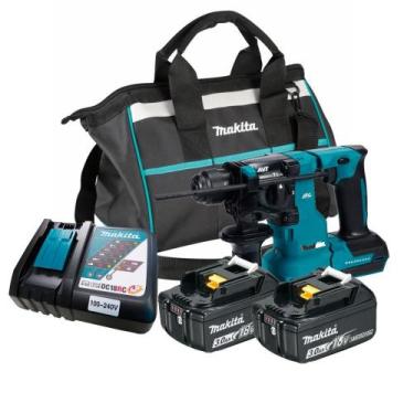 Imagem de Martelete Rotativo 18V DHR183Z C 2 Baterias 3Ah Makita Bolsa