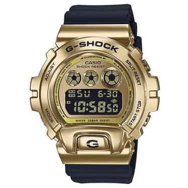 Imagem de Relógio CASIO G-SHOCK masculino aço dourado GM-6900G-9DR