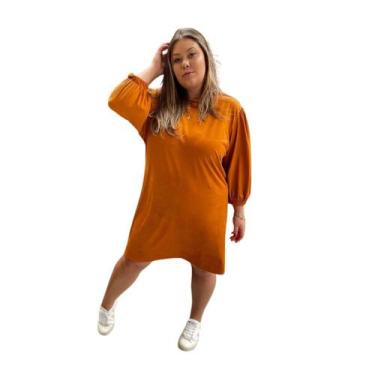 Imagem de Vestido Feminino Jade Elástico Nos Punhos E Laço Nas Costas - Atelier 
