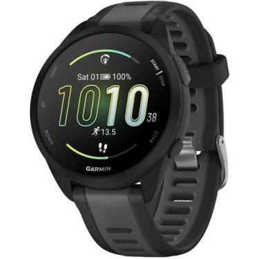 Imagem de Relogio Garmin Forerunner 165 Preto e Cinza Ardosia
