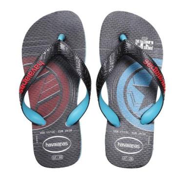 Imagem de Chinelo Infantil Havaianas Marvel Azul, 25/26