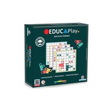 Imagem de Brinquedo Lúdico Encaixa Formas Educativo Educaplay Polibrinq