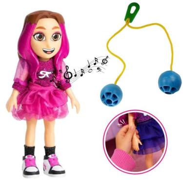 Imagem de Boneca Musical Emilly Vick Os Rosas Canta + Bate Bate Brinde - Baby Br