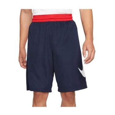 Imagem de NIKE Bermuda de basquete masculina HBR, Azul, Small